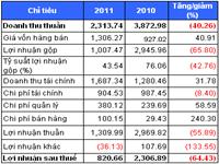 VIC: Lợi nhuận 2011 sụt giảm vì chưa ghi nhận doanh thu
