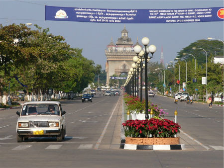 Thủ đô Vientiane của Lào