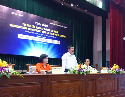 Bộ trưởng Vương Đình Huệ: Giải pháp tài chính phá băng BĐS sẽ báo cáo Thủ tướng trong vài ngày tới