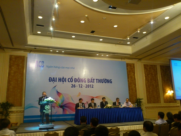 Đại hội ACB: Chủ tịch Trần Hùng Huy giải đáp những câu hỏi nóng