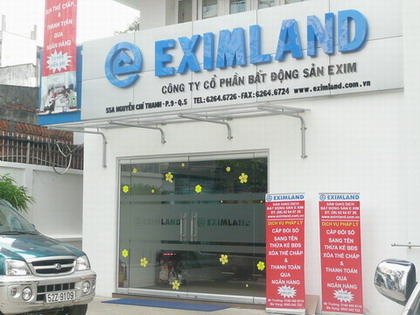 Eximland: Hơn ½ tài sản đang nằm tại ngân hàng