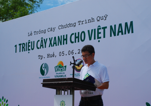 Vinamilk cùng chương trình “1 triệu cây xanh cho Việt Nam” tại Huế