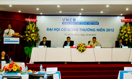 ĐHĐCĐ Ngân hàng Xây dựng Việt Nam: Tăng vốn lên 7,500 tỷ đồng