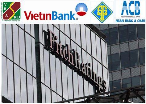 Agribank, Vietinbank, Sacombank và ACB được giữ nguyên xếp hạng tín nhiệm