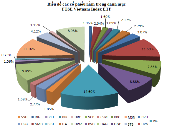 Dự đoán rổ cổ phiếu FTSE Vietnam Index ETF trước kỳ đảo danh mục