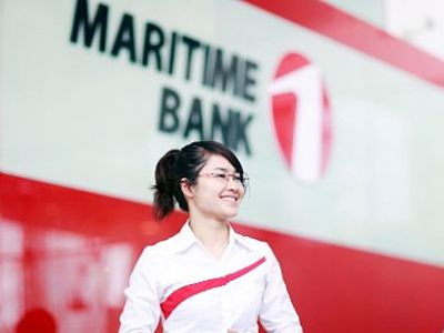 Maritimebank: Năm 2013 lãi chứng khoán đầu tư bằng ½ thu nhập lãi thuần