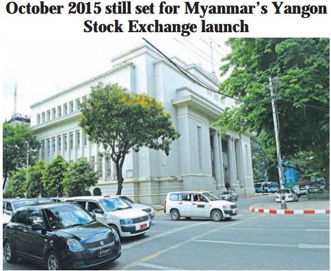 TTCK Myanmar sẽ ra đời vào tháng 10/2015