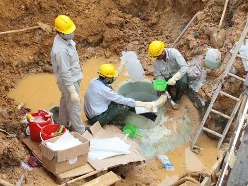 Đường ống thép nước sạch sông Đà phải xong trong 6 tháng