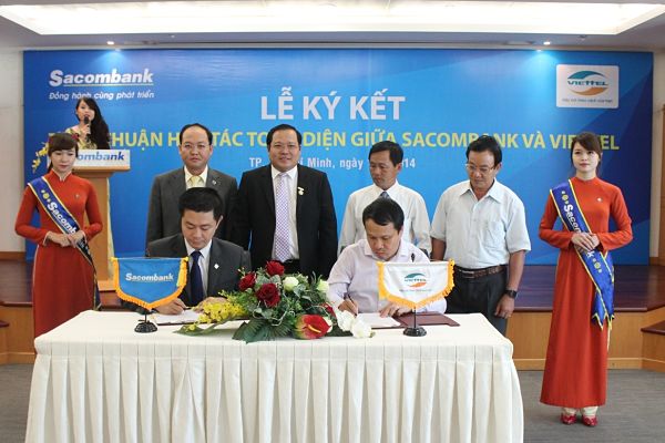 Sacombank và Viettel ký kết hợp tác toàn diện