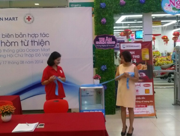 Ocean Mart hợp tác với Hội chữ thập đỏ Việt Nam