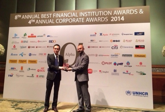 BSC nhận giải thưởng Ngân hàng đầu tư tốt nhất Việt Nam 2014