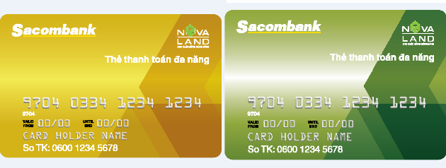 Sacombank phát hành thẻ thanh toán đa năng cho cư dân của Novaland