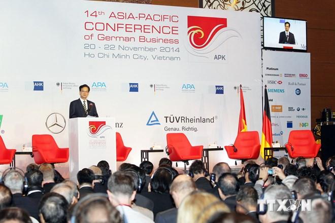 Thủ tướng kêu gọi doanh nghiệp Đức đầu tư vào hạ tầng Việt Nam