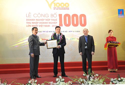 VietinBank 5 năm liền đạt Top 10 doanh nghiệp nộp thuế lớn nhất Việt Nam