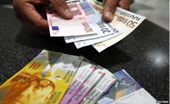 Dự trữ ngoại hối Thụy Sỹ bốc hơi 12% chỉ trong một ngày khi franc nhảy vọt