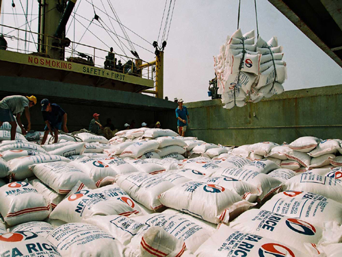 Quý 1 năm 2015, xuất khẩu gạo sụt giảm mạnh cả về khối lượng và giá trị