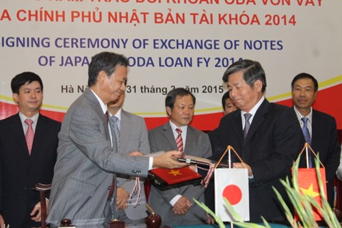 Nhật Bản dành cho Việt Nam khoản ODA trị giá 112,414 tỷ yên
