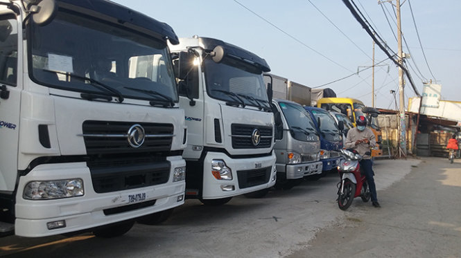 Ôtô tải Trung Quốc nhập khẩu tăng mạnh