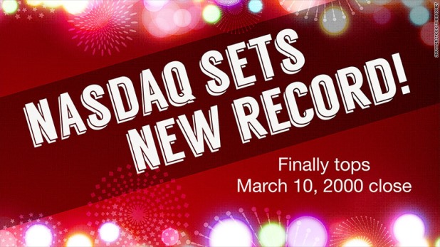 Nasdaq chính thức lập kỷ lục mới lần đầu trong 15 năm