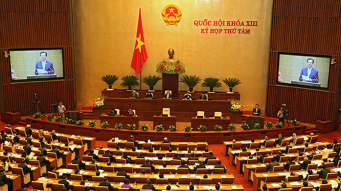 Quốc hội mặc niệm ông Nguyễn Bá Thanh