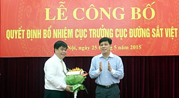 Ông Vũ Quang Khôi được bổ nhiệm làm Cục trưởng Đường sắt VN
