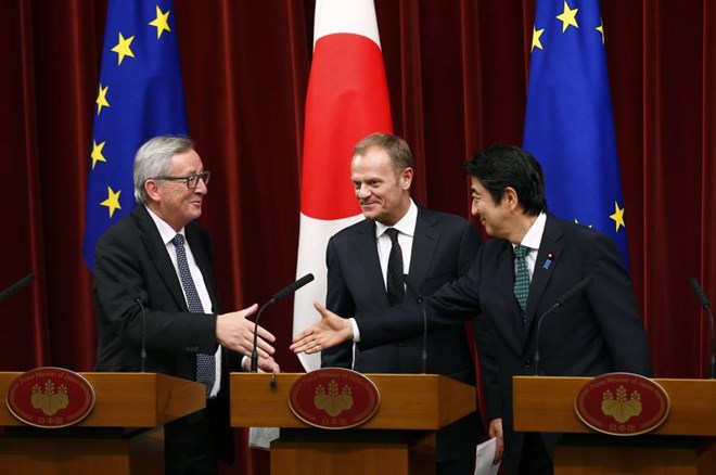 Nhật Bản và EU xúc tiến chuẩn bị ký kết EPA trong năm 2015