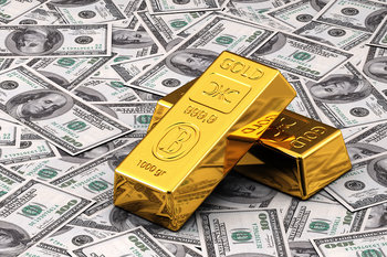 Vàng suýt tiếp đáy 5 năm khi đồng USD tăng mạnh