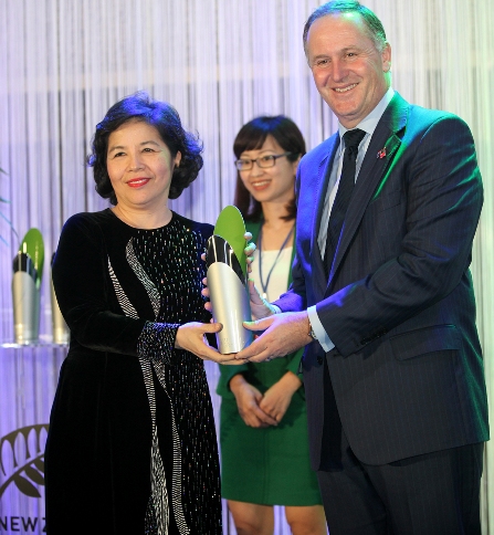 Bà Mai Kiều Liên được nhận giải thưởng New Zealand Asean