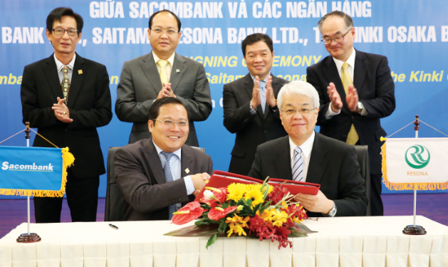Sacombank hợp tác với Tập đoàn tài chính lớn thứ 4 của Nhật Bản