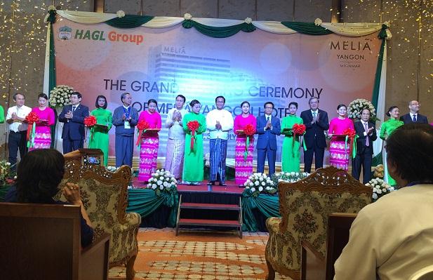 Hoàng Anh Gia Lai chính thức khai trương khách sạn Melia Yangon