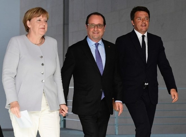 Italy, Đức, Pháp nhóm họp thảo luận về tương lai EU hậu Brexit