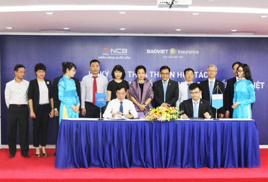 Ngân hàng NCB và Tổng công ty Bảo hiểm Bảo Việt ký kết hợp tác