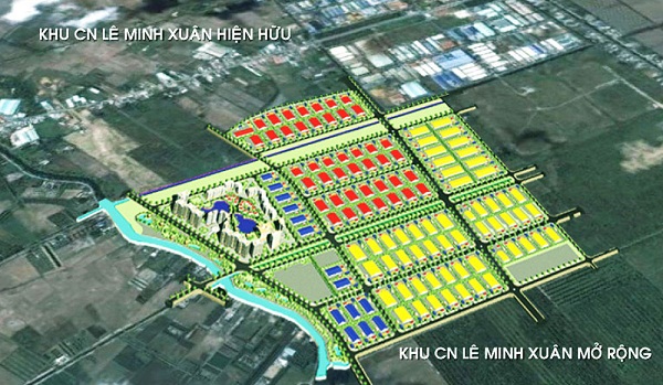 Thủ tướng đồng ý đầu tư hạ tầng Khu công nghiệp Lê Minh Xuân mở rộng