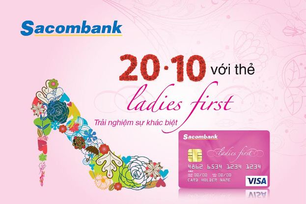 Sacombank ưu đãi suốt tháng 10 nhân ngày Phụ nữ Việt Nam