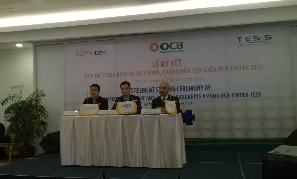 OCB – Fintek – TESS ký kết hợp tác triển khai dự án phòng chống rửa tiền