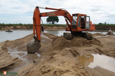 9 tỉnh miền Bắc đẩy lùi khai thác cát trái phép