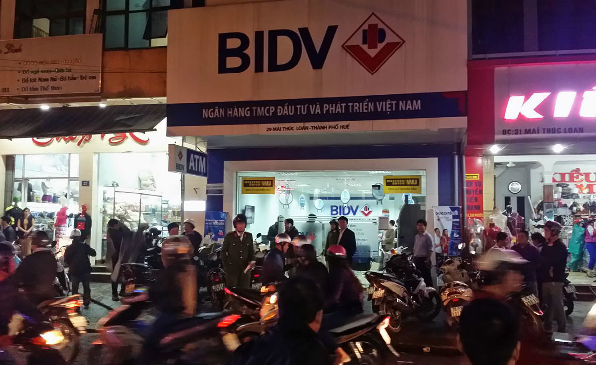 BIDV lên tiếng về vụ cướp tại chi nhánh Thừa Thiên Huế