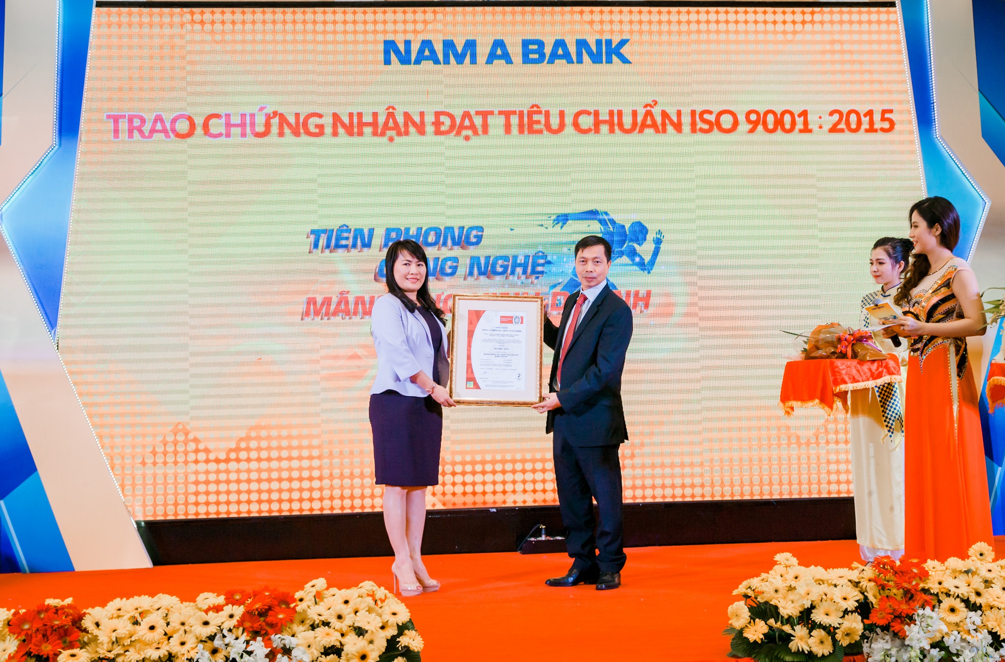NamABank đạt Chứng nhận tiêu chuẩn ISO 9001:2015