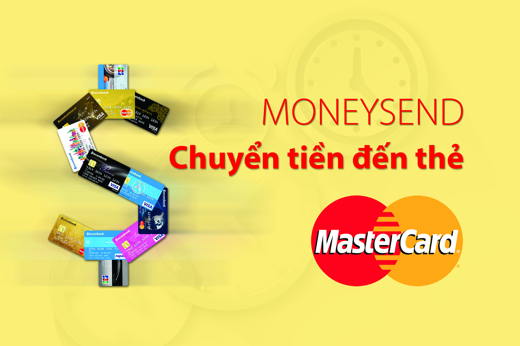Sacombank triển khai dịch vụ Chuyển tiền đến thẻ MasterCard