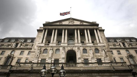 BoE quyết định giữ nguyên lãi suất ở mức 0.25%