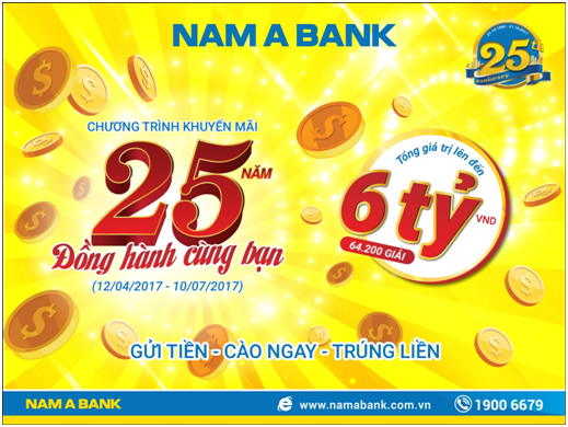 NamABank gia tăng lợi ích khách hàng với nhiều ưu đãi đặc biệt