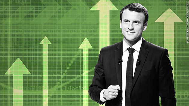 Chưa gì thị trường đã đặt cược vào chiến thắng của ứng viên Emmanuel Macron
