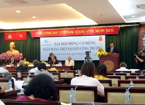 ĐHĐCĐ Saigonbank: Chủ tịch Trần Quốc Hải rời HĐQT