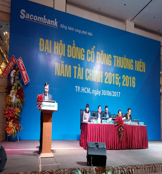 ĐHĐCĐ Sacombank: Ông Dương Công Minh là tân Chủ tịch HĐQT