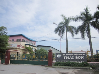 Cha con đại gia Phạm Văn Thụ bị bắt, để lại món nợ trên 1.300 tỷ đồng (Trụ sở Cty TNHH công nghiệp thương mại Thái Sơn tại Hải Phòng, một trong các doanh nghiệp của gia đình ông Thụ).