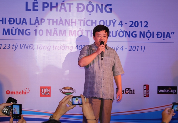 Ông Nguyễn Đăng Quang phát biểu tại sự kiện chiều nay 