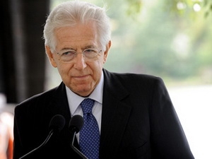 Thủ tướng Italy Mario Monti lạc quan về khả năng phục hồi kinh tế của Italy. (Nguồn: AFP)