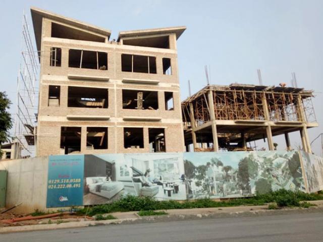 Hà Nội: 26 biệt thự ngang nhiên xây dựng "chui" tại Dự án Khai Sơn Hill Long Biên 