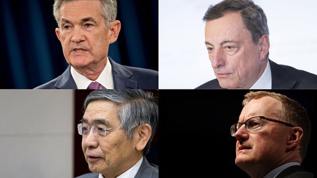 Các sếp ngân hàng trung ương lớn cảnh báo về chiến tranh thương mại