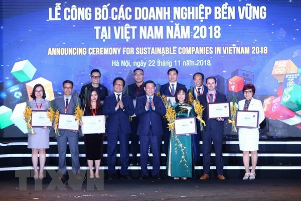 Công bố 100 Doanh nghiệp bền vững tại Việt Nam năm 2018